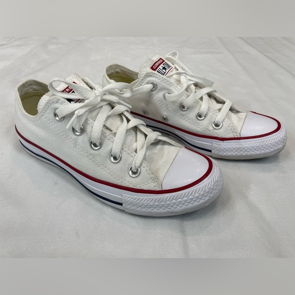 Converse White Chuck Taylor All Star Unisex Low Top Shoe US size 5.5 - Picture 3 of 13